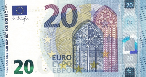 P22RA European Union 20 Euro Year 2015 (Draghi)